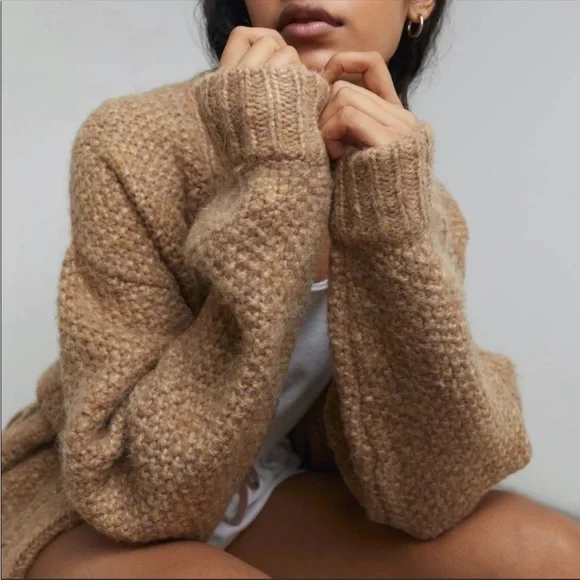 NEW Lunya chunky wool belted robe - Picture 8 of 13